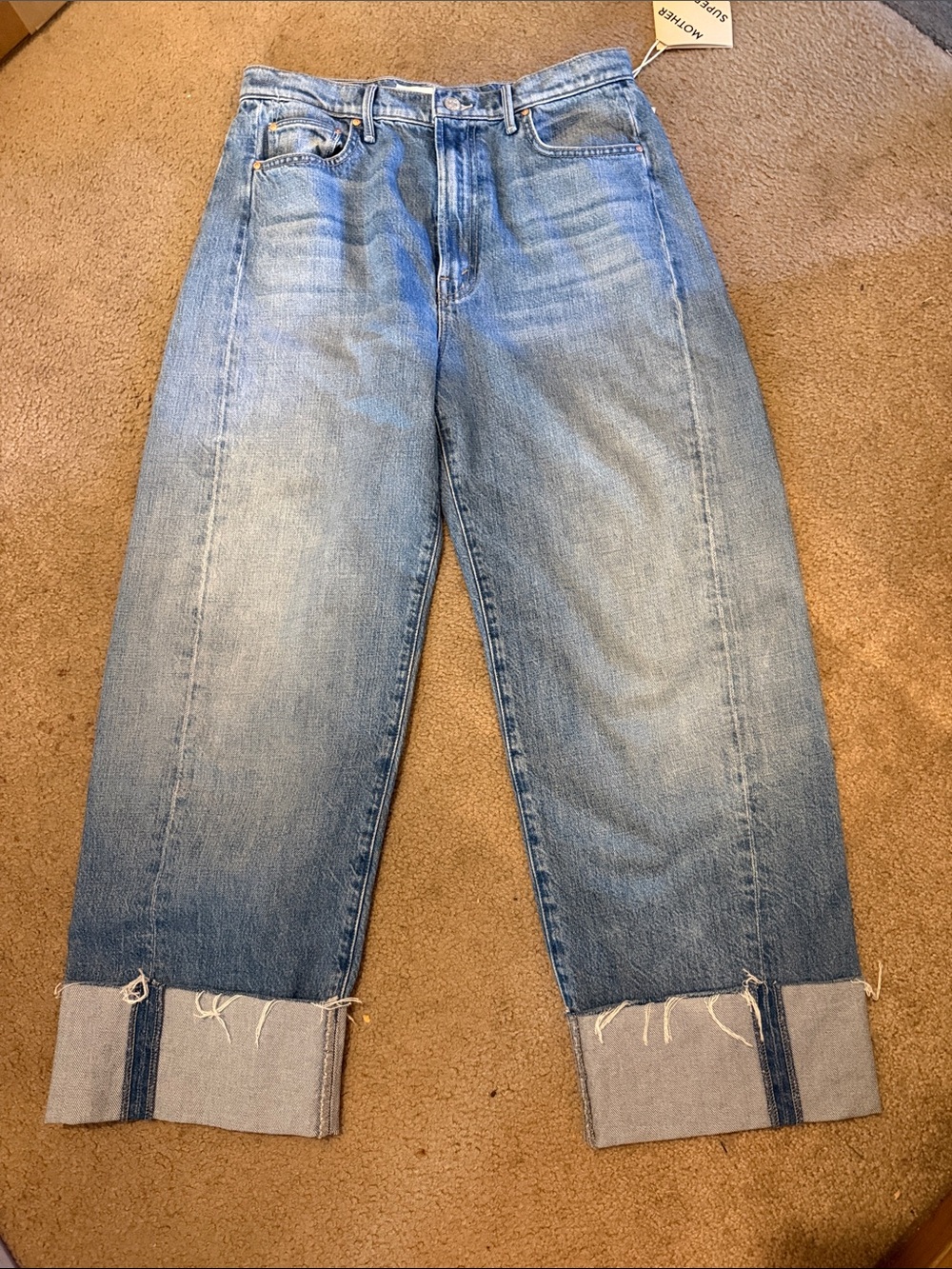 NWT! MOTHER half pipe ankle cuff fray - Picture 5 of 7